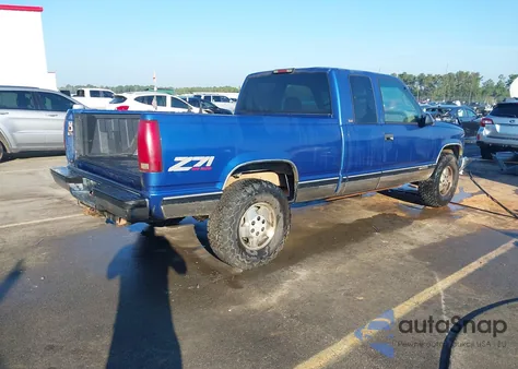 1997 Chevrolet K1500 Fleetside из США, поврежденный, VIN 2GCEK19R8V1125041